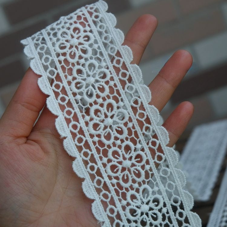 Cotton Guipure Lace Trim Width 1-5 cm LT0314-Lace Fabric Shop