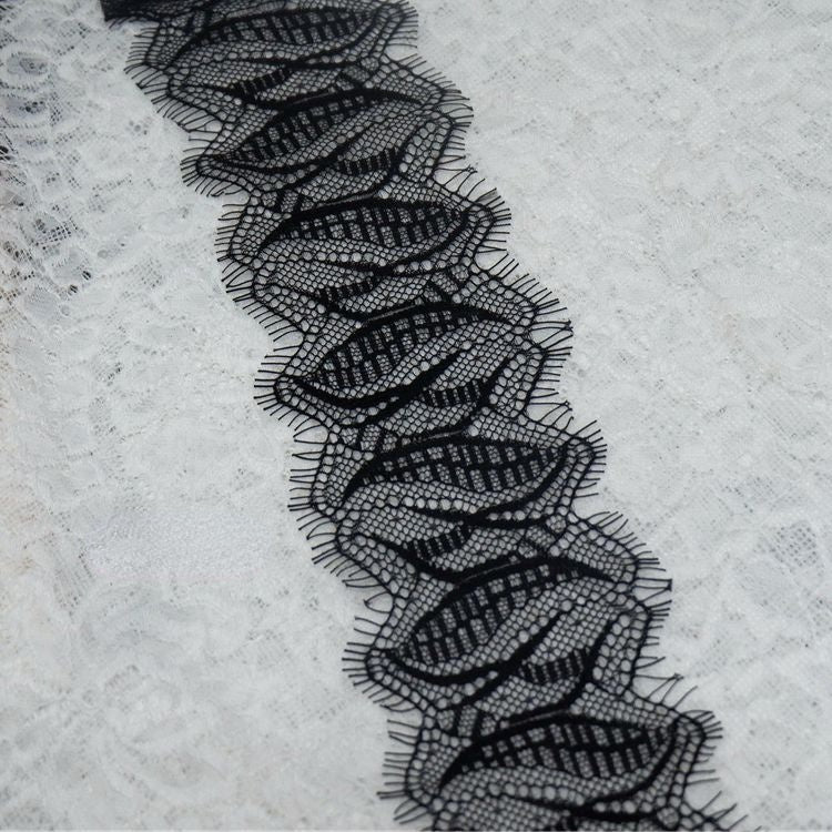 Eyelash Lace Trim Width 4-8 cm LT0009-Lace Fabric Shop