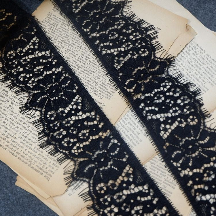 Chantilly Lace Veil Trim Fabric Width 7 cm LT0275-Lace Fabric Shop