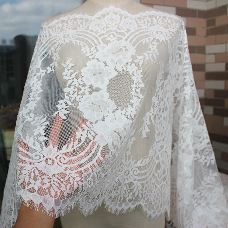 Chantilly Lace Cuff Textile Width 50 cm CHL0124-Lace Fabric Shop