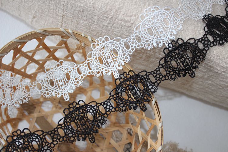 Love Hollow Lace Trim Material Width 4 cm LT0360-Lace Fabric Shop
