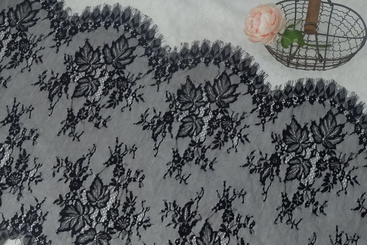 Wedding Chantilly Lace Fabric Width 50 cm CHL0080-Lace Fabric Shop