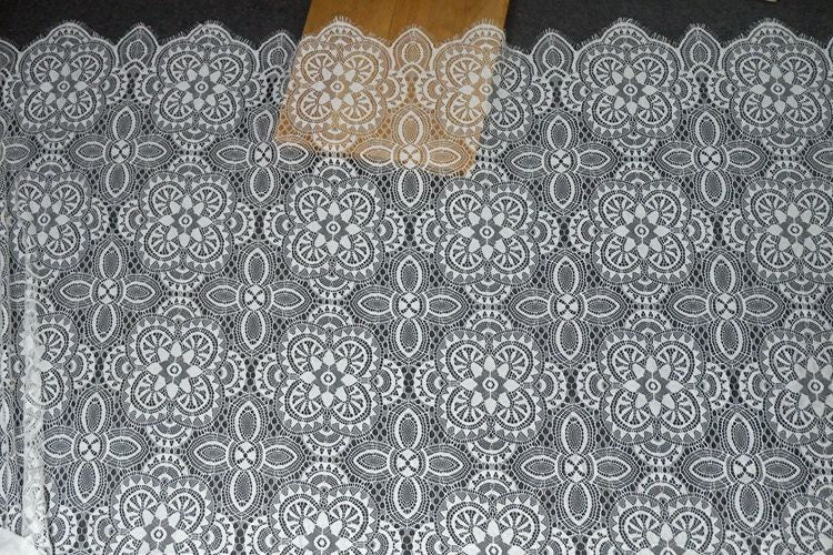 Floral Guipure Lace Width 150cm GL0011-Lace Fabric Shop