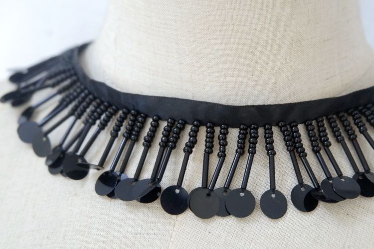 Handmade Beaded Lace Trims BT0051-Lace Fabric Shop