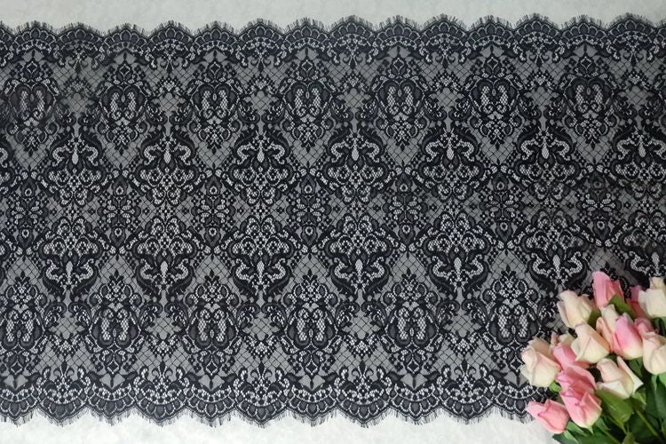 Chantilly Lace Skirt Fabric Width 67 cm CHL0099-Lace Fabric Shop