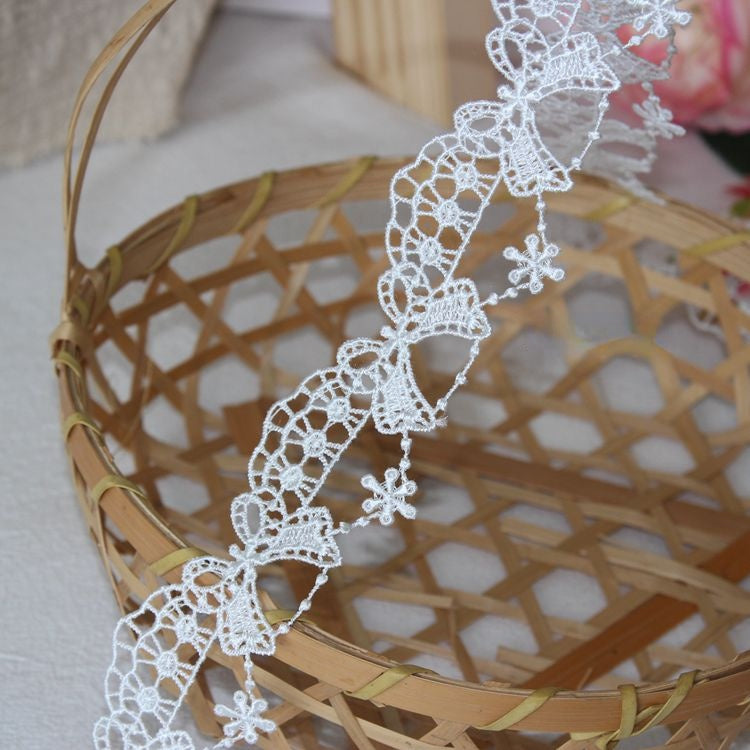 Bow Tie Hollow Lace Trim Width 2-4 cm LT0363-Lace Fabric Shop