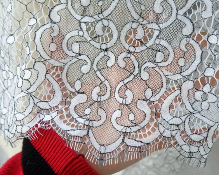 3D Lace Trim Material Width 34-36 cm LT0250-Lace Fabric Shop