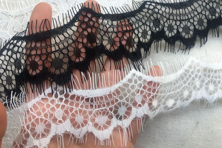 Eyelash Lace Trim Width 5 cm LT0049-Lace Fabric Shop