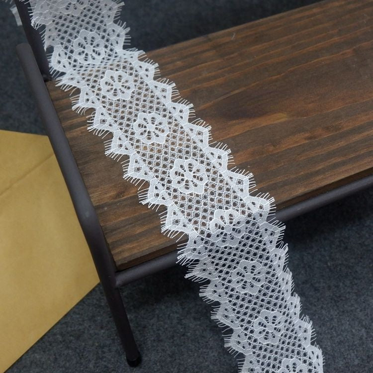 Chantilly Lace Trimmings Width 6-9 cm LT0309-Lace Fabric Shop