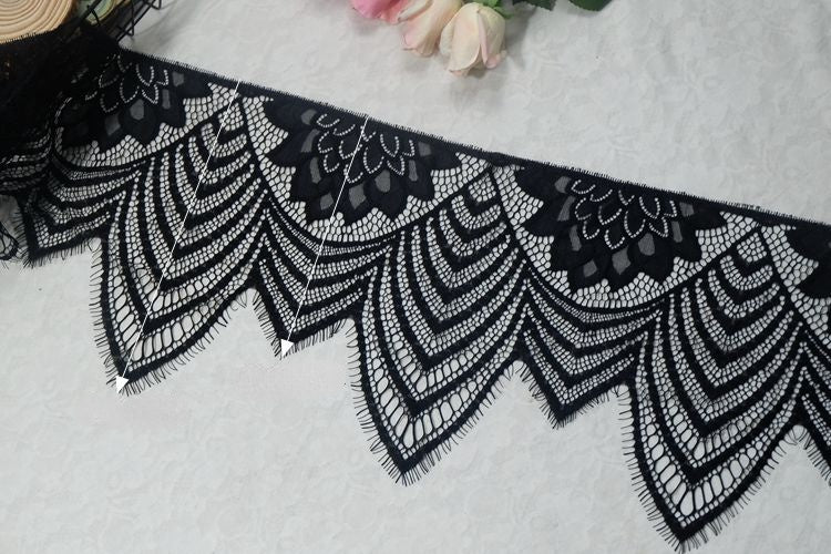 Guipure Lace Trim Width 26 cm LT0047-Lace Fabric Shop