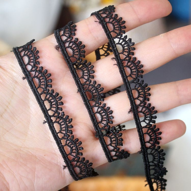 Hollow Neckline Lace Trim Width 1 cm LT0356-Lace Fabric Shop