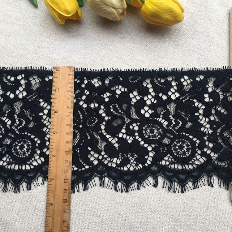 Wedding Lace Trim Width 13-18 cm LT0179-Lace Fabric Shop