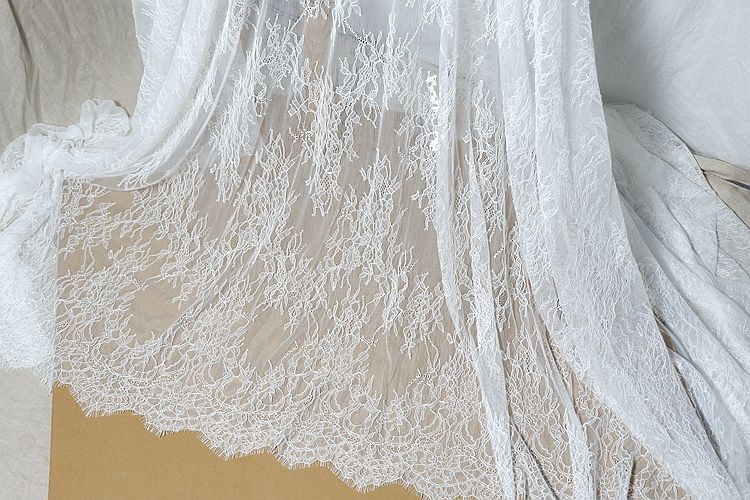 3D Chantilly Lace Width 150 cm CHL0025-Lace Fabric Shop
