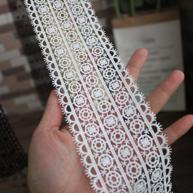 Geometric Lace Trim Material Width 4-7 cm LT0347-Lace Fabric Shop