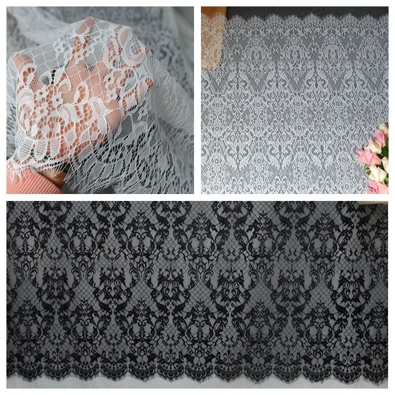 Italy Chantilly Lace Width 150cm CHL0016-Lace Fabric Shop
