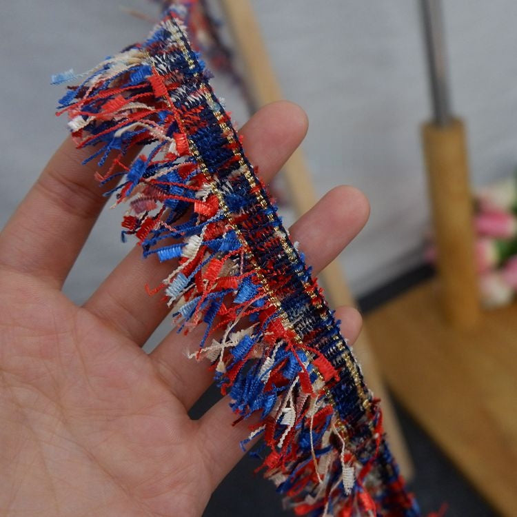 Colorful Fringe Lace Trim Width 3.5 cm CL0061-Lace Fabric Shop
