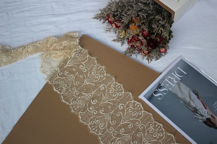 Tulle Color Lace Width 18-20 cm CL0002-Lace Fabric Shop