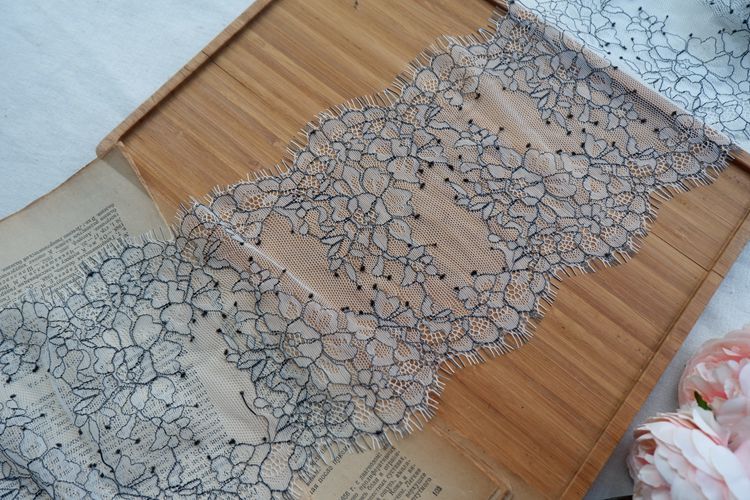 Lace Trim Width 11-25 cm LT0074-Lace Fabric Shop