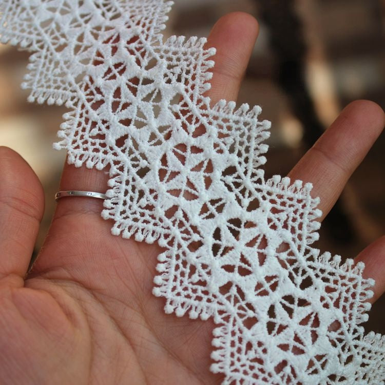 Geometric Lace Trim Fabric Width 5-7 cm LT0341-Lace Fabric Shop