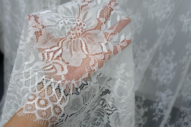 Eyelash Chantilly Lace Width 150 cm CHL0069-Lace Fabric Shop