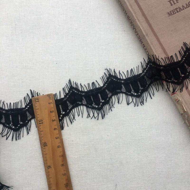 Eyelash Lace Trim Width 5 cm LT0049-Lace Fabric Shop