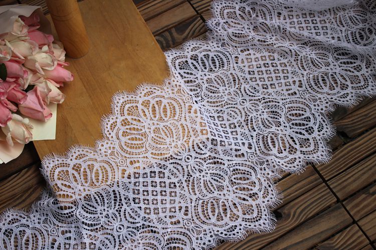 Guipure Laces Trim Fabric Width 22-37 cm LT0333-Lace Fabric Shop