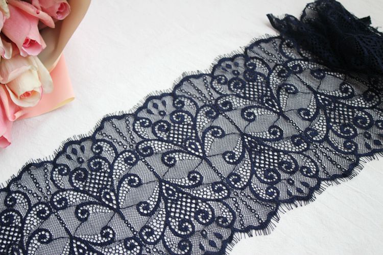 Tulle Color Lace Width 18-20 cm CL0002-Lace Fabric Shop