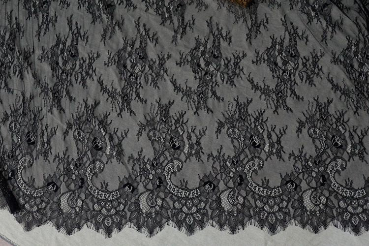 Chantilly Color Lace Width 150 cm CL0012-Lace Fabric Shop