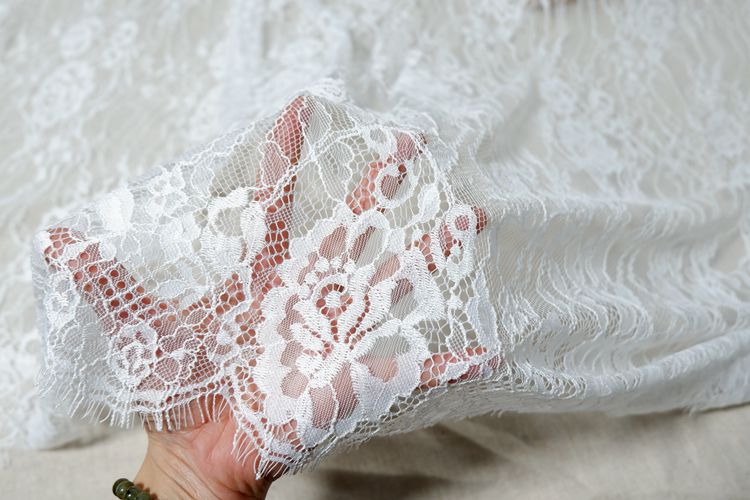 Wedding Lace Fabrics Width 150 cm CHL0061-Lace Fabric Shop
