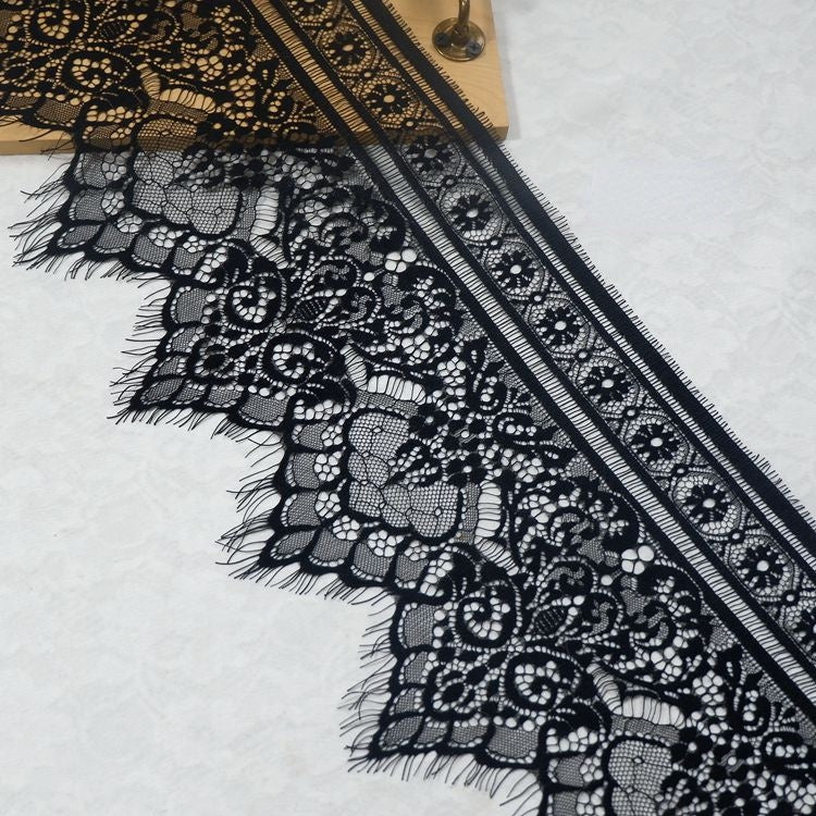French Lace Trim Width 13-27 cm LT0071-Lace Fabric Shop