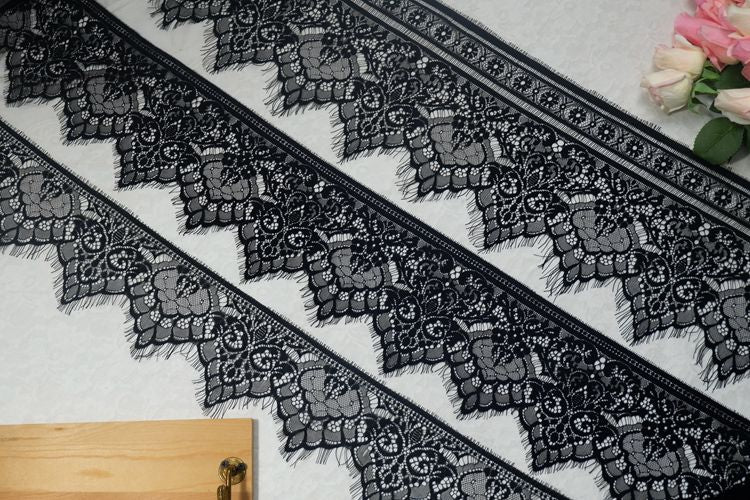 French Lace Trim Width 13-27 cm LT0071-Lace Fabric Shop