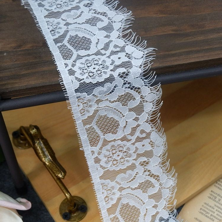 Chantilly Lace Trim Width 7-9 cm LT0013-Lace Fabric Shop