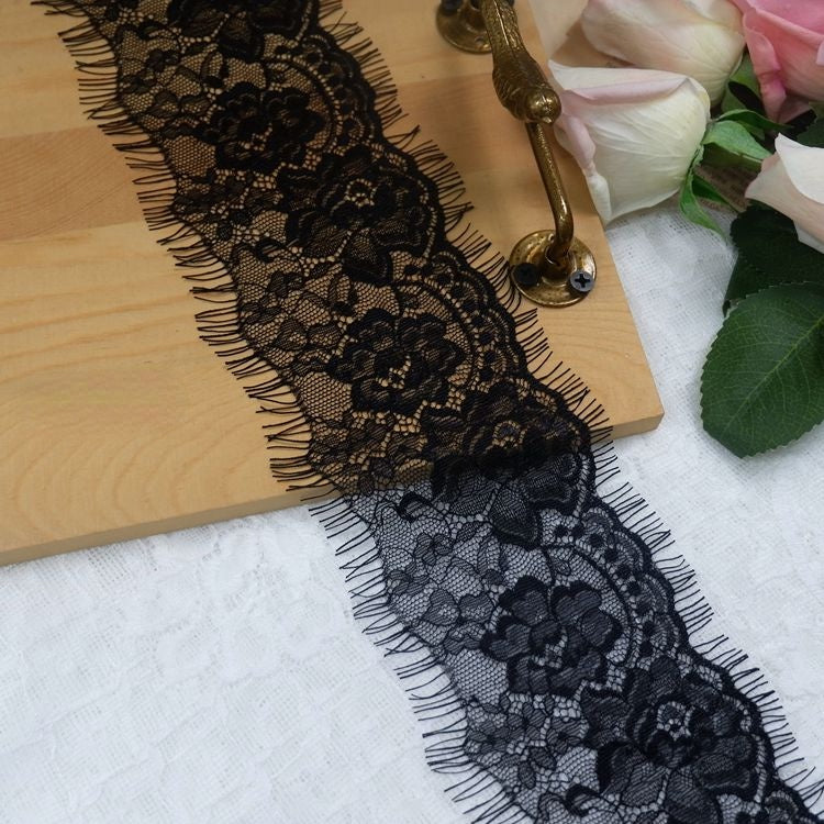 French Lace Trim Width 10-12 cm LT0012-Lace Fabric Shop