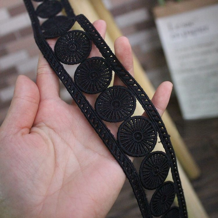 Geometric Lace Trim Material Width 4-7 cm LT0347-Lace Fabric Shop