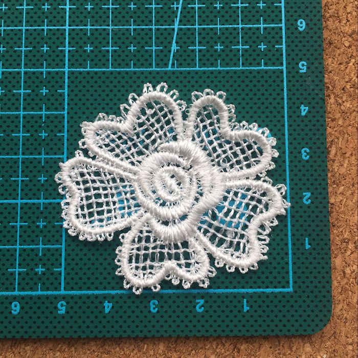 Embroidery 3D Lace Single Floral EA0028-Lace Fabric Shop