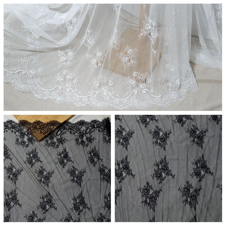 Thin Chantilly Lace Width 150 cm CHL0058-Lace Fabric Shop