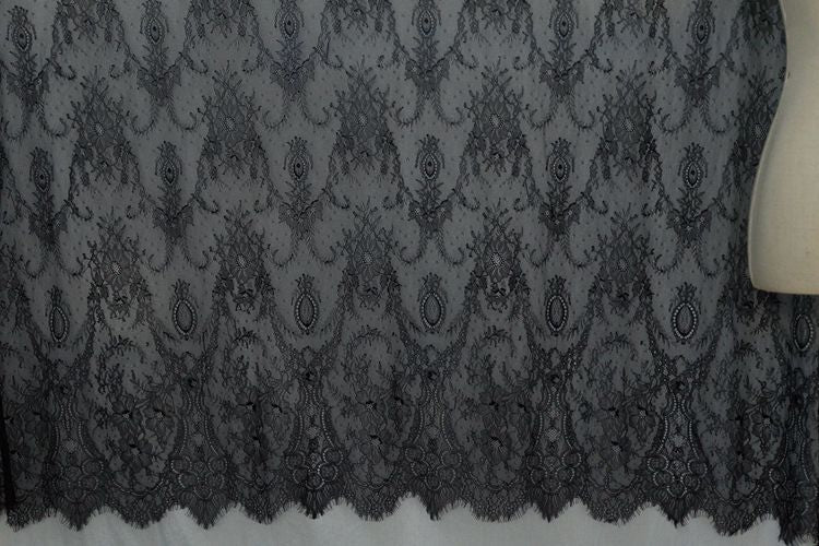 Eyelash Chantilly Lace Width 150 cm CHL0041-Lace Fabric Shop