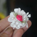 F#White 3 cm 1 Flower