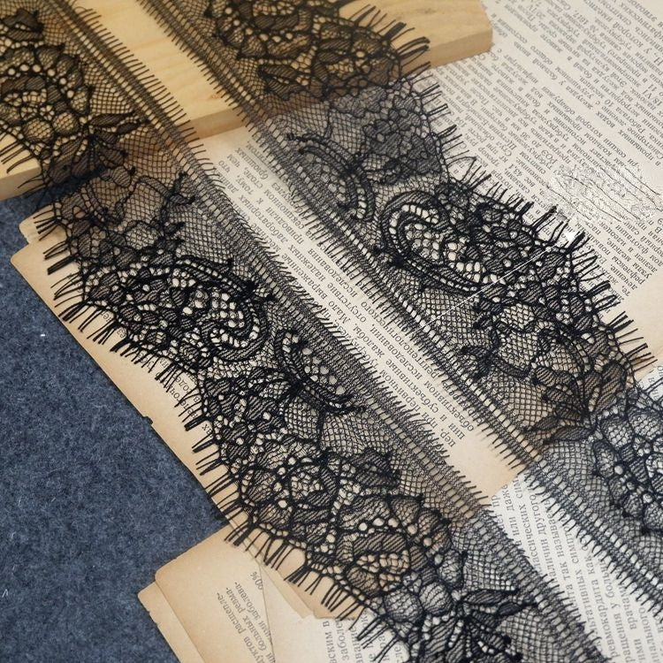 Lace Trim Neckline Fabric Width 4-7 cm LT0272-Lace Fabric Shop