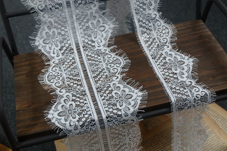 Eyelash Lace Trim Width 7-14 cm LT0143-Lace Fabric Shop