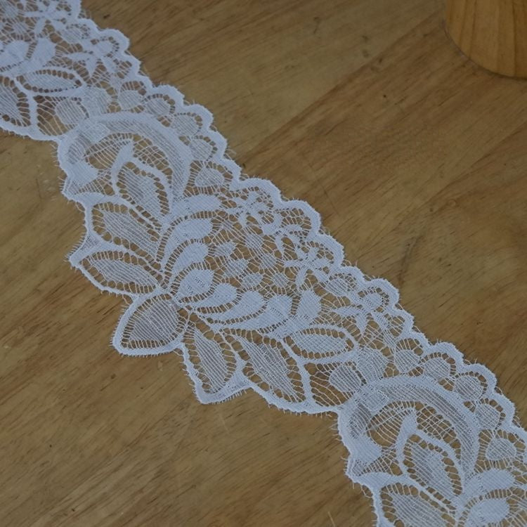 Stretch Lace Trim Width 7-9 cm LT0037-Lace Fabric Shop