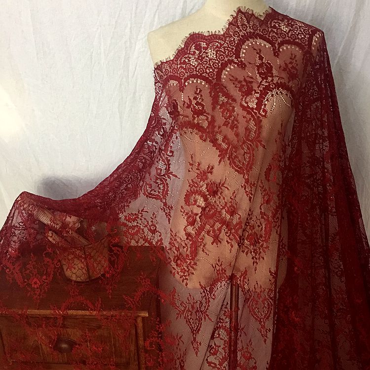 Chantilly Color Lace Width 150 cm CL0024-Lace Fabric Shop