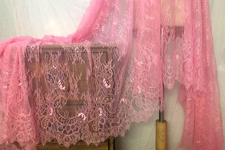 Chantilly Color Lace Width 150 cm CL0012-Lace Fabric Shop