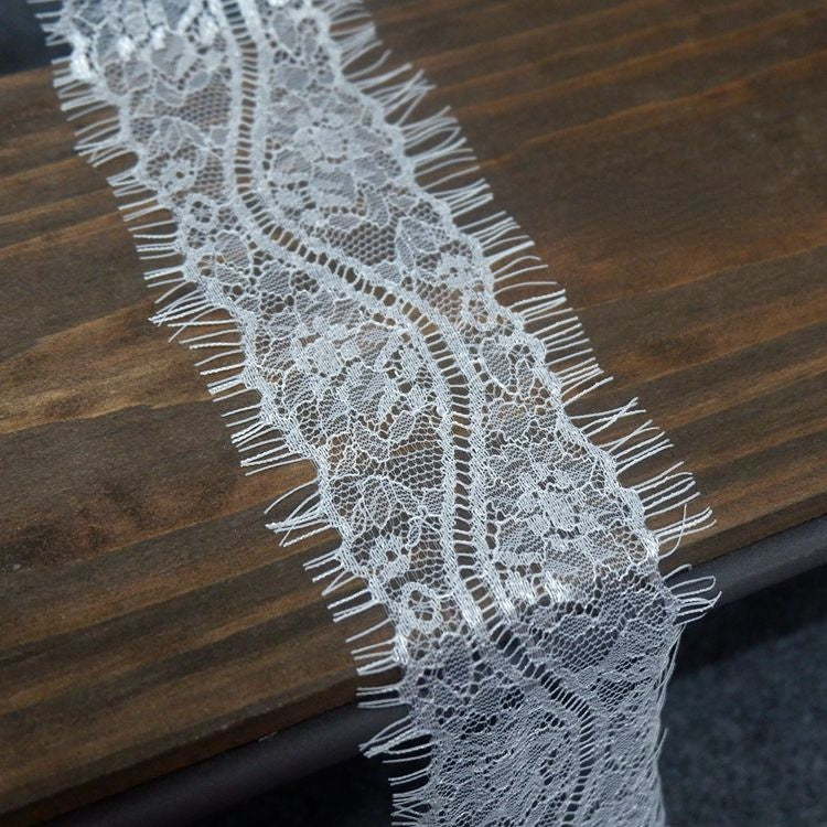 Eyelash Lace Trim Width 4-8 cm LT0009-Lace Fabric Shop