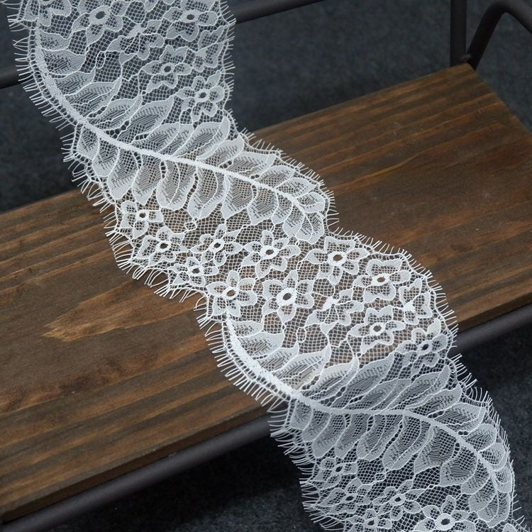Chantilly Lace Trim Width 12 cm LT0038-Lace Fabric Shop