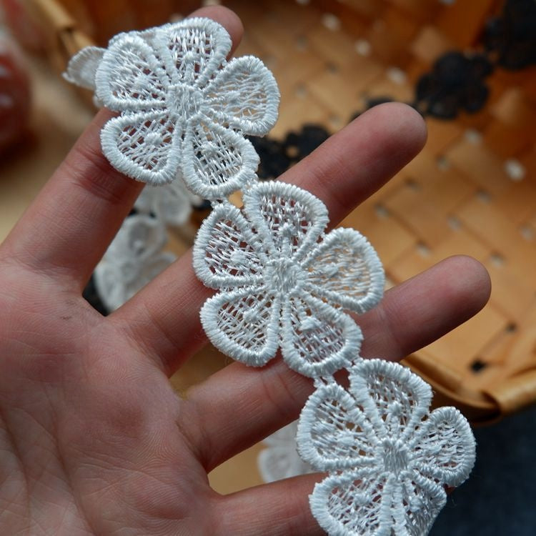 3D Lace Trim Fabric Width 3-6 cm LT0135-Lace Fabric Shop