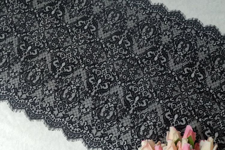 Chantilly Lace Skirt Fabric Width 67 cm CHL0099-Lace Fabric Shop