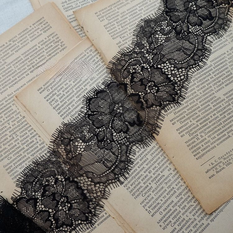 Eyelash Lace Trim Fabric Width 9 cm LT0206-Lace Fabric Shop