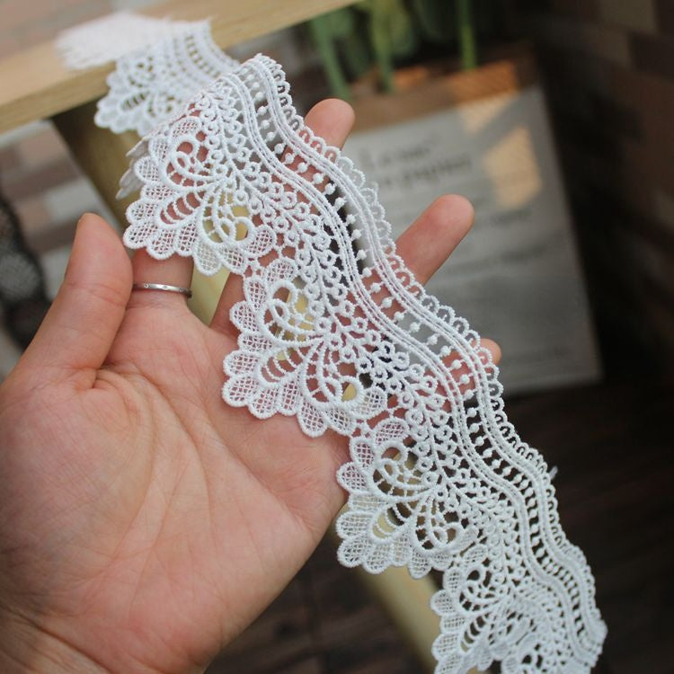 Wedding Dress Geometric Lace Trim Width 6 cm LT0342-Lace Fabric Shop