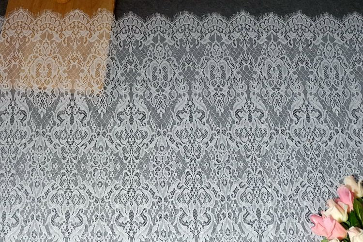 Italy Chantilly Lace Width 150cm CHL0016-Lace Fabric Shop